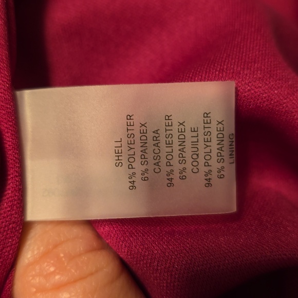 NWT, Off shoulder Vince Camuto magenta cocktail dress - Picture 7 of 7